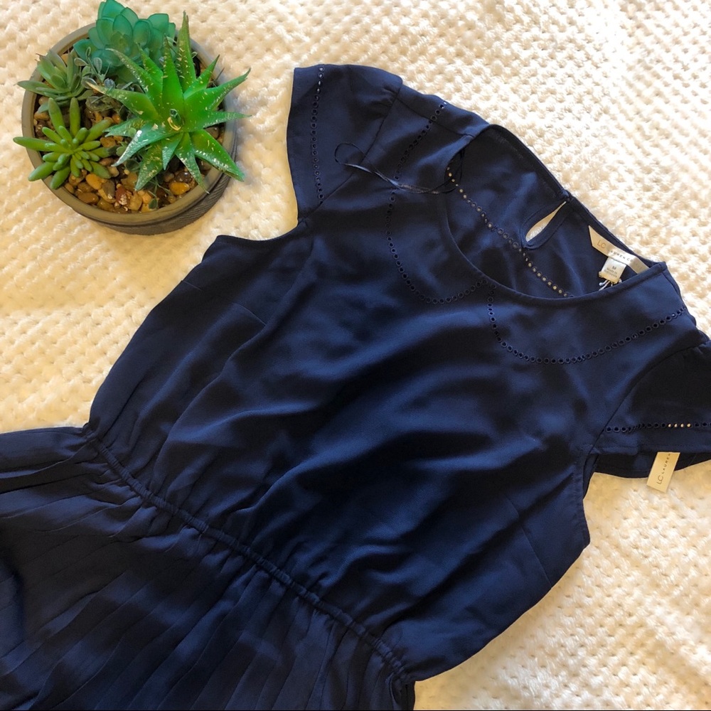 NWT Lauren Conrad Navy Dress